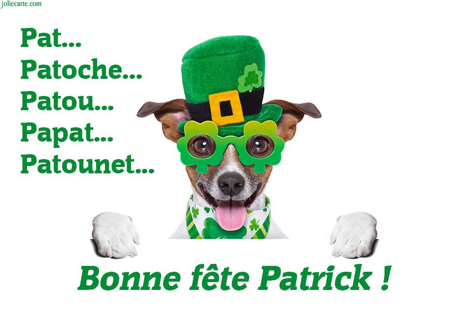 bonne fète de Saint Patrick